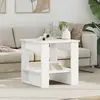 vidaXL vidaXL Table basse Blanc 51 x 50 x 50 cm Bois d'ingénierie