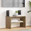 vidaXL Meuble TV Chêne artisanal 60 x 35 x 40 cm Bois d'ingénierie