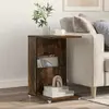 vidaXL Table d'appoint Chêne fumé 40 x 35 x 60 cm Bois d'ingénierie
