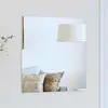 vidaXL vidaXL Miroir mural 50 x 50 cm verre trempé