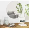 vidaXL vidaXL Miroir mural Ø 50 cm verre trempé