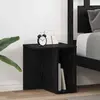 vidaXL vidaXL Table d'appoint 2 pcs Chêne noir 37 x 32 x 40 cm