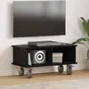 vidaXL vidaXL Meuble TV Chêne noir 68,5 x 35 x 35 cm Bois d'ingénierie