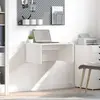 vidaXL Bureau mural Blanc 60 x 45 x 30 cm Bois d'ingénierie