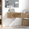 vidaXL Bureau mural Chêne artisanal 60 x 45 x 30 cm Bois d'ingénierie
