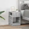 vidaXL vidaXL Table d'appoint 2 pcs Gris Sonoma 30,5 x 30 x 45 cm