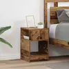 vidaXL vidaXL Table d'appoint 2 pcs Bois ancien 30,5 x 30 x 45 cm