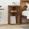 vidaXL vidaXL Table d'appoint Bois ancien 29,6 x 29,6 x 60 cm