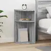 vidaXL Vidaxl Table D'appoint Gris Sonoma 29,6 X 29,6 X 60 Cm