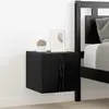 vidaXL Meuble TV mural Chêne noir 30,5 x 35 x 30 cm Bois d'ingénierie