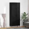 vidaXL Haut Armoire Montage mural 2 pcs Chêne noir 69,5 x 34 x 180 cm
