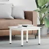 vidaXL vidaXL Table basse Blanc 50 x 50 x 36 cm Bois de pin massif