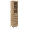 vidaXL Vidaxl Haut Armoire Avec Tiroir Chêne Artisanal 34,5 X 34 X 180...