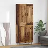 vidaXL Vidaxl Haut Armoire Bois Ancien 69,5 X 34 X 180 Cm Bois D'ingén...
