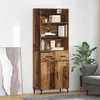vidaXL Haut Armoire Bois Ancien 69,5 x 32,5 x 180 cm Bois d'ingénierie