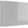 vidaXL Protection de cuisine 2 pcs Gris clair 70 x 60 cm verre trempé