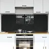 vidaXL Protection de cuisine Noir 80 x 60 x 0.8 cm verre trempé