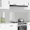 vidaXL Protection de cuisine Transparent 80 x 50 x 0.8 cm verre trempé
