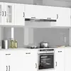 vidaXL Protection de cuisine 2 pcs Gris clair 120 x 60 cm verre trempé