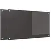 vidaXL Protection de cuisine 2 pcs Gris foncé 90 x 50 cm verre trempé