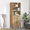 vidaXL Haut Armoire avec tiroir Chêne artisanal 69,5 x 34 x 180 cm