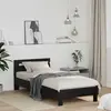 vidaXL vidaXL Cadre de lit Chêne noir 75 x 190 cm Bois d'ingénierie