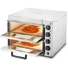 Four à Pizza Commercial Avancé Comptoir-Duoku-406 cm Double étage-Acie...