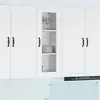 vidaXL Meuble mural de cuisine avec étagère Blanc 40 x 31 x 100 cm
