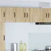 vidaXL Meuble mural de cuisine avec porte Chêne Sonoma 30 x 31 x 40 cm