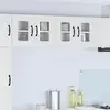 vidaXL Meuble mural de cuisine Blanc brillant 60 x 31 x 40 cm