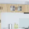 vidaXL Meuble mural de cuisine avec porte Chêne Sonoma 80 x 31 x 40 cm