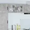 vidaXL Armoire de cuisine Lucca Gris béton 40 x 31 x 40 cm