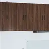 vidaXL Meuble mural de cuisine avec étagère Chêne brun 60 x 31 x 80 cm