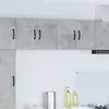 vidaXL Meuble mural de cuisine 2 pcs Gris béton 60 x 31 x 40 cm