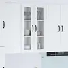 vidaXL Meuble mural de cuisine Blanc brillant 60 x 31 x 100 cm