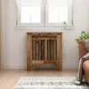vidaXL Cache-Radiateur Bois Ancien 78 x 19 x 81,5 cm Bois d'ingénierie