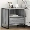 vidaXL Table de chevet Gris Sonoma 50 x 39,5 x 50 cm Bois d'ingénierie