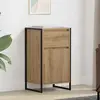 vidaXL Buffet Chêne artisan 43 x 36 x 75,5 cm Bois d'ingénierie