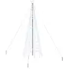vidaXL Arbre de Noël LED avec 800 LED Blanc froid 400 cm Fer