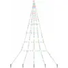 vidaXL Arbre de Noël LED avec 168 LED Multicolore 511 cm Métal