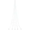 vidaXL Arbre de Noël LED avec 276 LED Blanc froid 511 cm Métal
