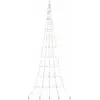 vidaXL Arbre de Noël LED avec 276 LED Multicolore 511 cm Métal