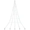 vidaXL Arbre de Noël LED avec 168 LED Blanc froid 511 cm Métal