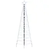 vidaXL Arbre de Noël LED avec 390 LED Blanc froid 250 cm Fer