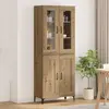 vidaXL vidaXL Haut Armoire Chêne artisanal 69,5 x 34 x 180 cm