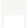 Tête de lit moderne - vidaXL - Blanc - Bois dingénierie - 83x7x100 cm - 6 9 kg - Lignes épurées - Facile à nettoyer