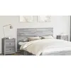 vidaXL vidaXL Tête de lit Gris Sonoma 200 cm Bois d'ingénierie
