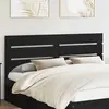 vidaXL vidaXL Tête de lit Chêne noir 200 cm Bois d'ingénierie