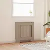 vidaXL Cache-Radiateur 2 pcs Marron 78 x 19 x 81.5 cm