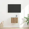 vidaXL Meuble TV mural Montage mural Chêne artisan 60 x 31 x 29.5 cm
